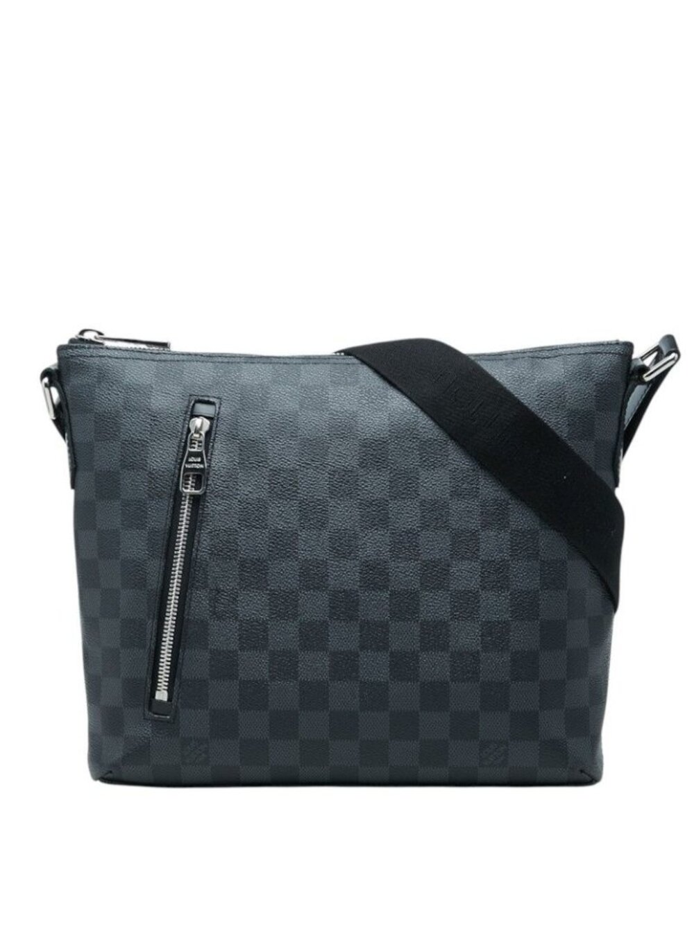 Louis Vuitton Damier Graphite Mick PM Crossbody Shoulder Bag Black Gray Leather